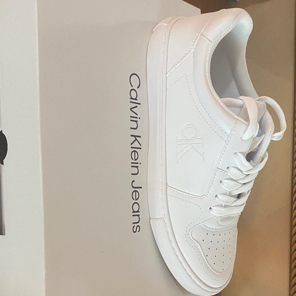 Calvin Klein Women's White Sneakers